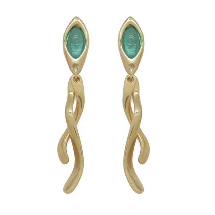 PENDIENTES CON MURANO RAMITAS