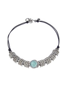 COLLAR ESCAMAS DE CUERO 2