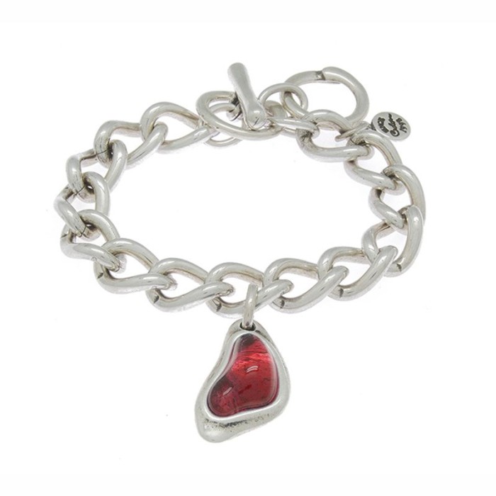 PULSERA CADENA Y PIEDRA