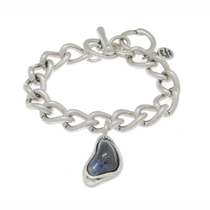 PULSERA CADENA Y PIEDRA