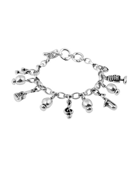 PULSERA MÚSICA PLATA 182176