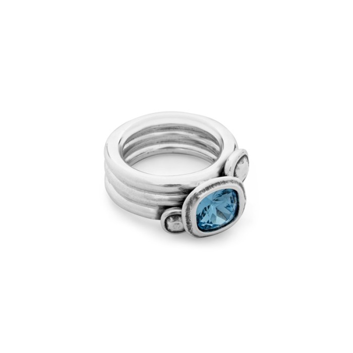 ANILLO SOLITARIOS CICLÓN EMO506 SWAROVSKI CRISTAL