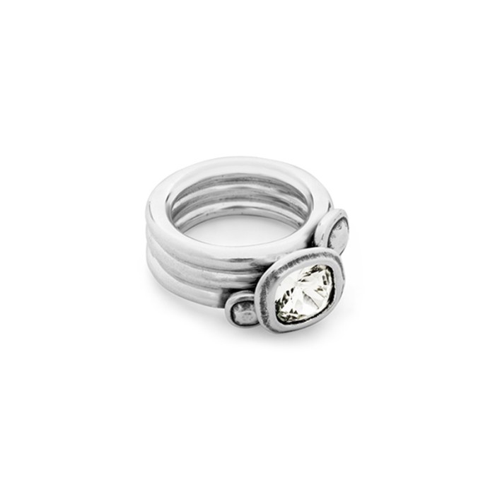 ANILLO SOLITARIOS CICLÓN EMO506 SWAROVSKI CRISTAL