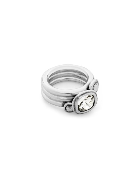 ANILLO SOLITARIOS CICLÓN EMO506 SWAROVSKI CRISTAL