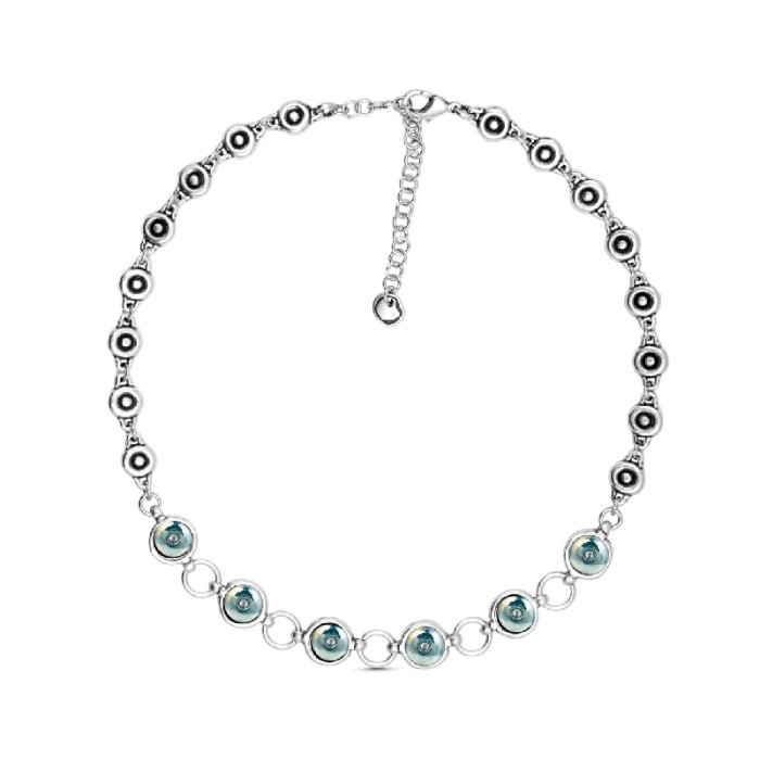 COLLAR NEGRIL PLUS CICLÓN TURQUESA