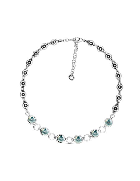 COLLAR NEGRIL PLUS CICLÓN TURQUESA