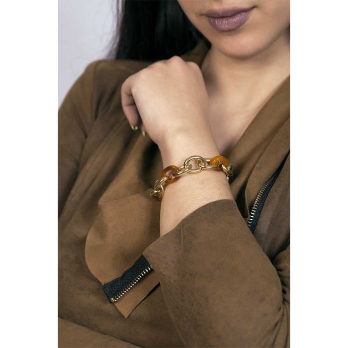 PULSERA-ANILLADOS-CICLÓN-ORO184-CAREY