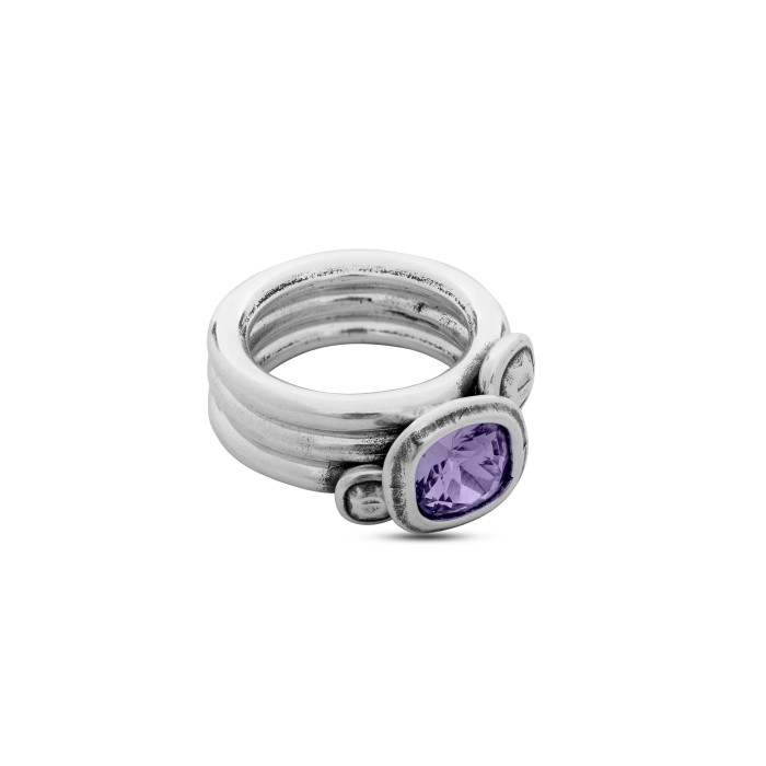 ANILLO SOLITARIOS CICLÓN EMO506 SWAROVSKI CRISTAL