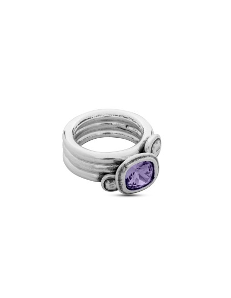 ANILLO SOLITARIOS CICLÓN EMO506 SWAROVSKI CRISTAL