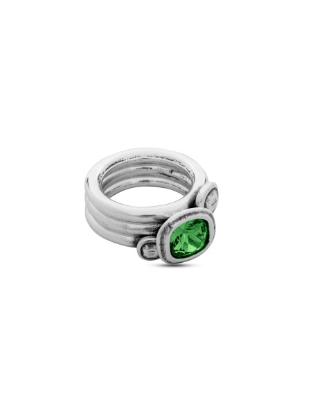 ANILLO SOLITARIOS CICLÓN EMO506 SWAROVSKI CRISTAL