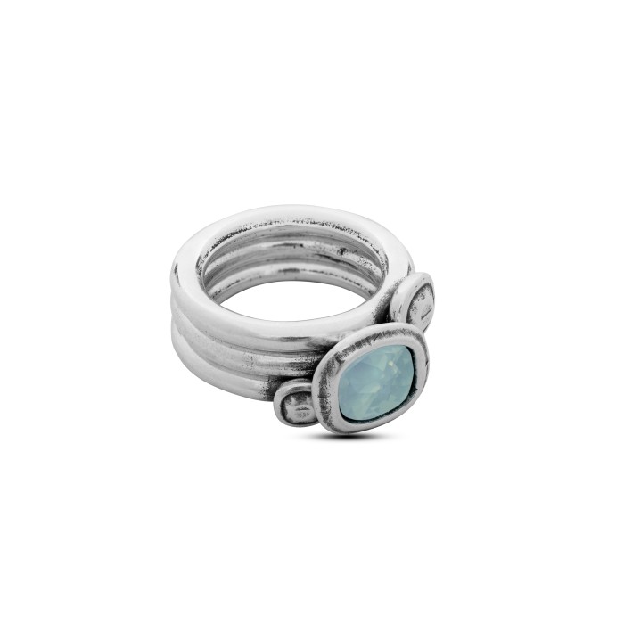 ANILLO SOLITARIOS CICLÓN EMO506 SWAROVSKI CRISTAL