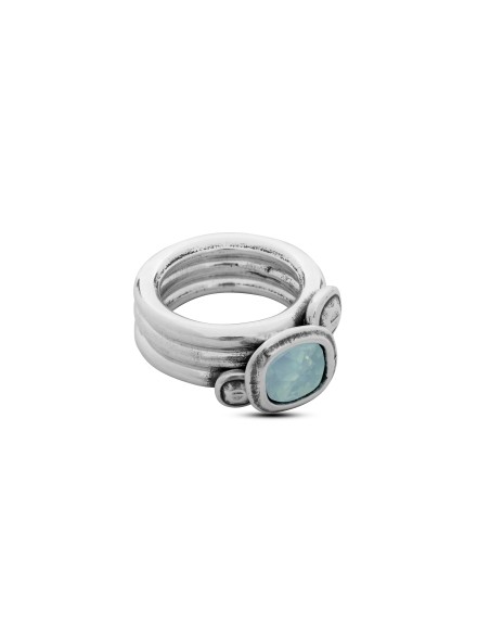 ANILLO SOLITARIOS CICLÓN EMO506 SWAROVSKI CRISTAL