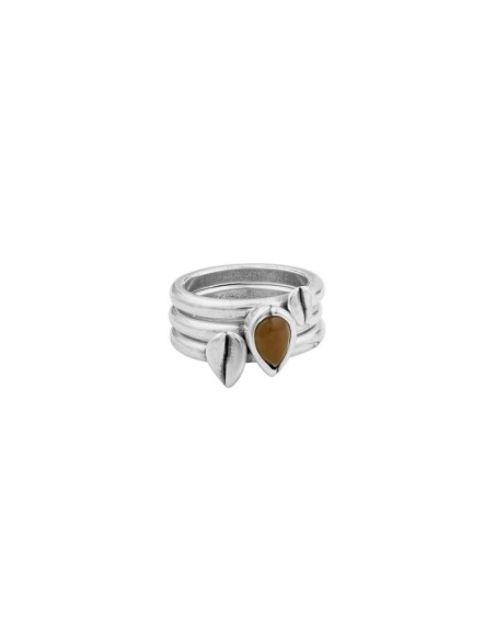 Anillo triple MUNIELLOS con murano