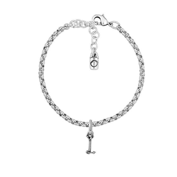 Pulsera con cadena y letra pequeña L