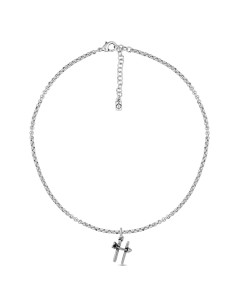 Collar con cadena y letra...