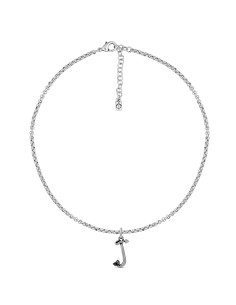 Collar con cadena y letra...