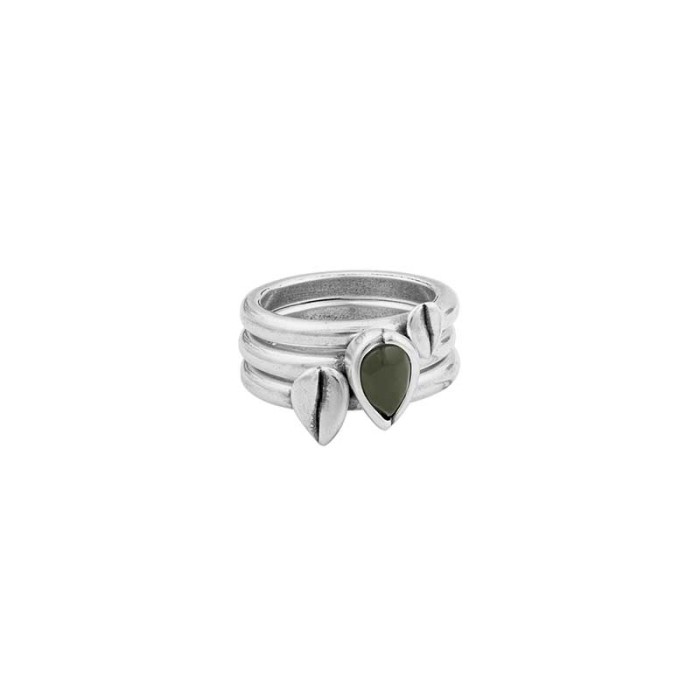 Anillo triple MUNIELLOS con murano