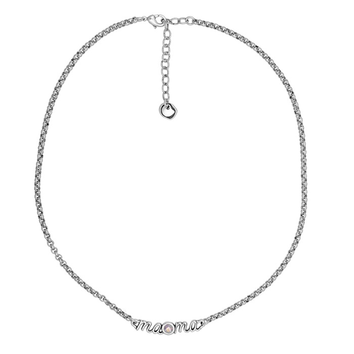 Collar mamá Por siempre con Swarovski