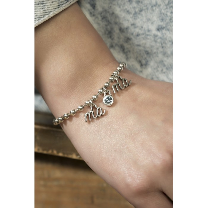 Pulsera mamá La mejor con Swarovski