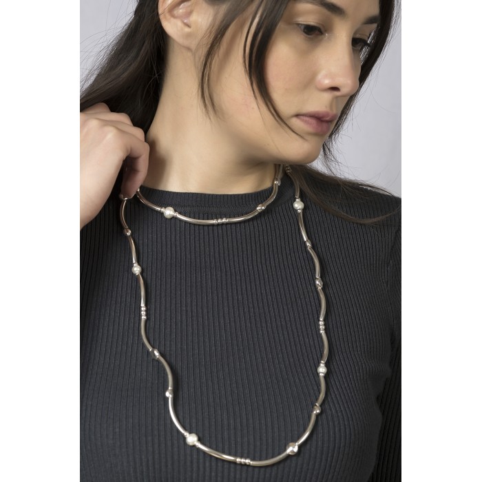 Collar ESENCIA enrollable con cuero y...