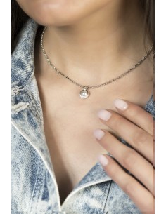 Collar ÜNIQUE corto con perla 2