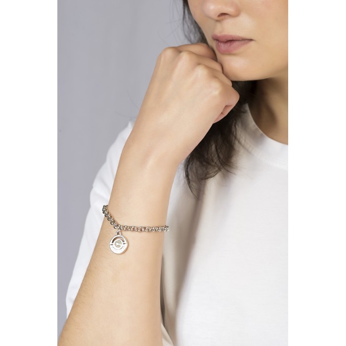 Pulsera J´aime de rolo con perla