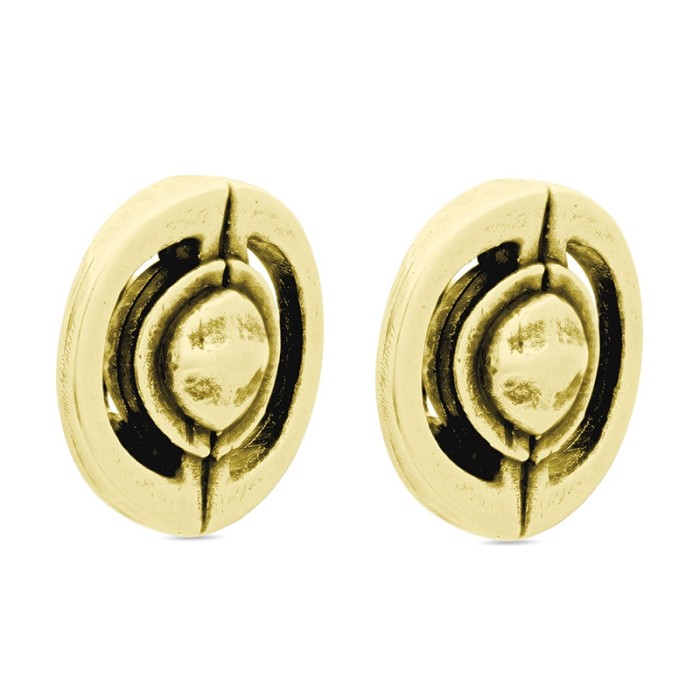 Pendientes Style oro cierre omega
