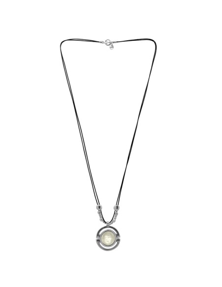 Collar AUTENTICA largo con cuero