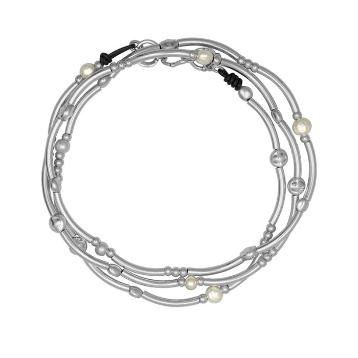 Collar ESENCIA enrollable con cuero y...