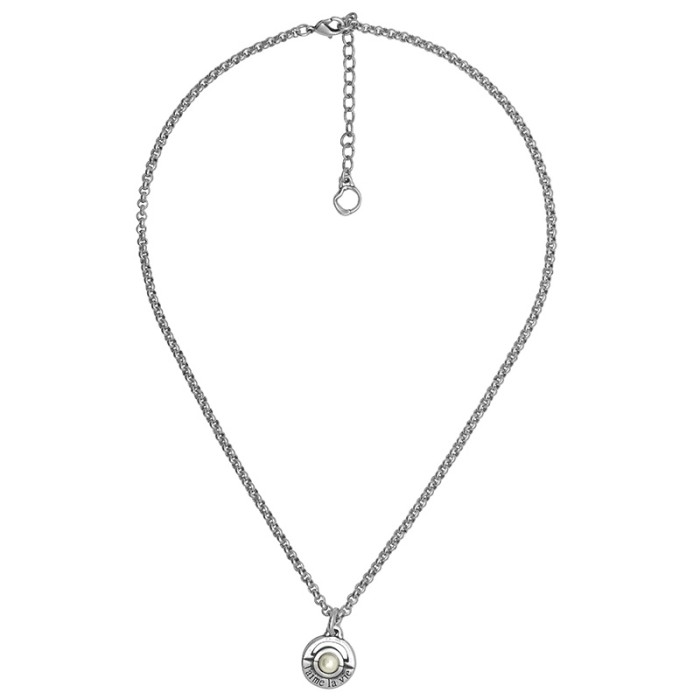 Collar J'AIME corto con perla