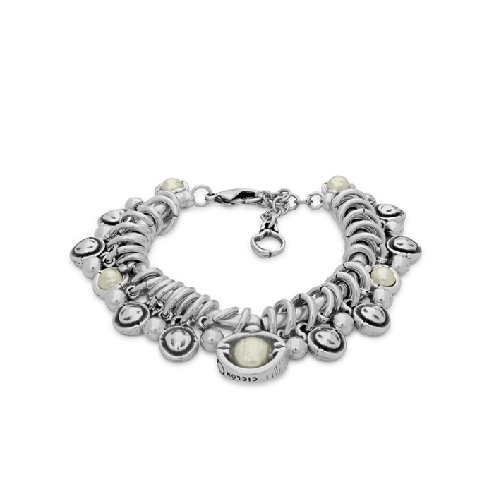 Pulsera Ünique con charms y perla