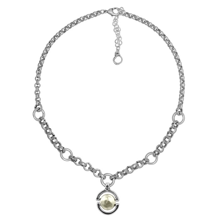 Collar DIFFERENT corto con perla