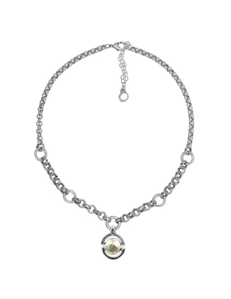 Collar DIFFERENT corto con perla