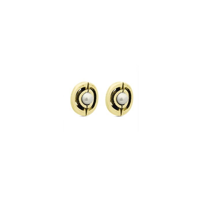 Pendientes Elegance oro cierre a presión