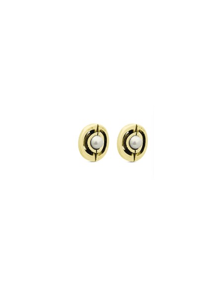 Pendientes Elegance oro cierre a presión