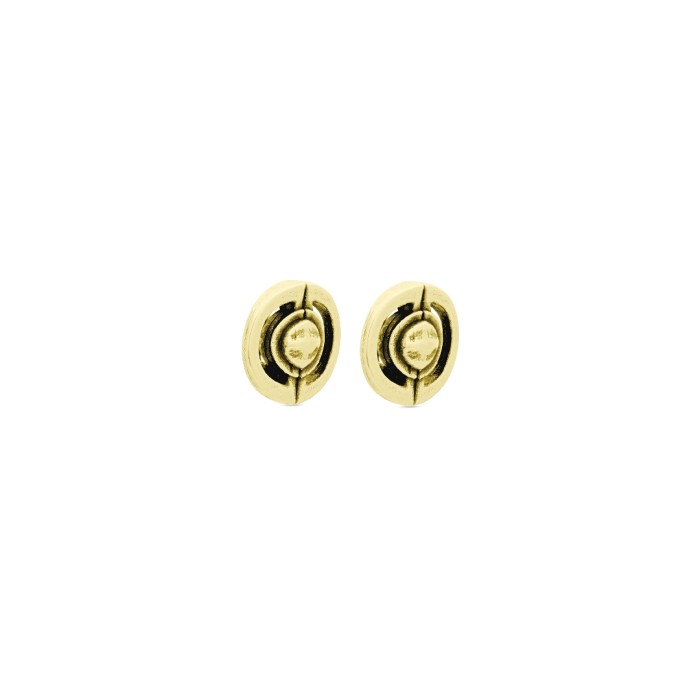 Pendientes Elegance oro cierre a presión
