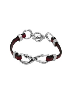 Pulsera con cuero Más Allá