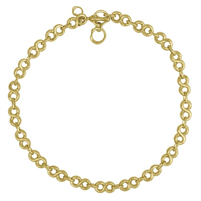 Collar corto Interminable Oro