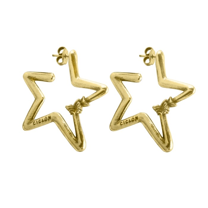 Pendientes Flella oro