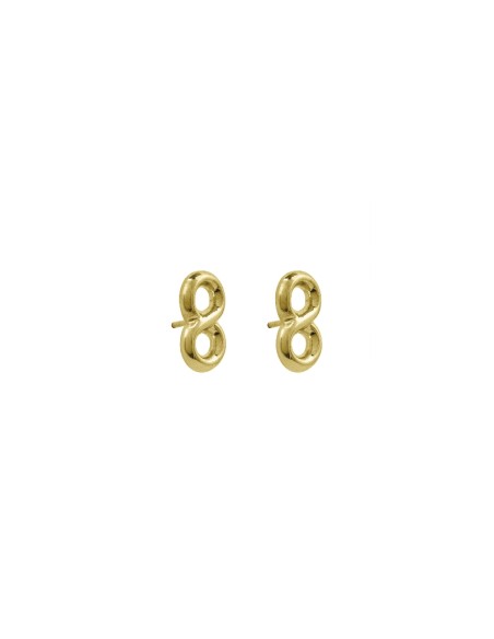 Pendientes Interminable Oro