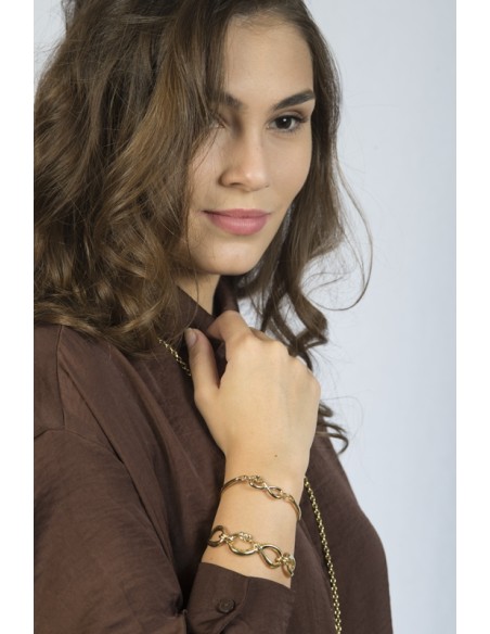 Pulsera Eternidad Oro