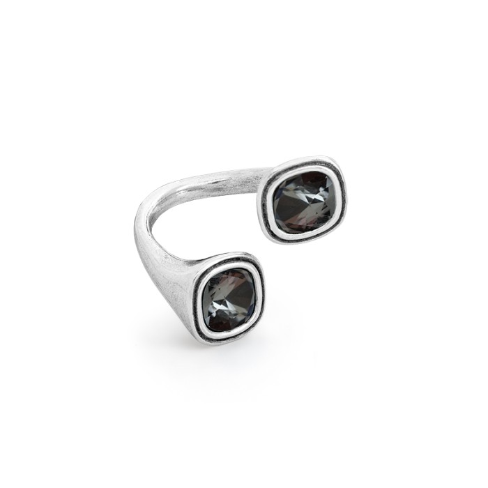 ANILLO-DUO-CICLÓN-EMO504-SWAROVSKI-AZUL