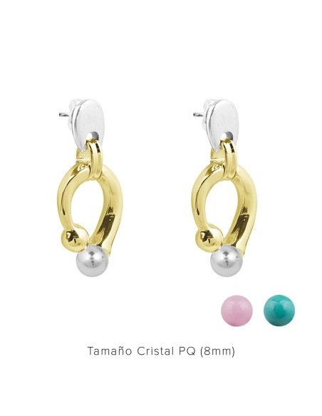 Pendientes Camaleónica oro