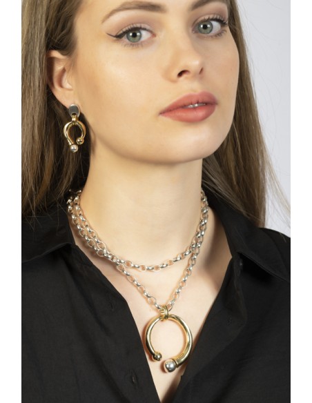 Pendientes Camaleónica oro