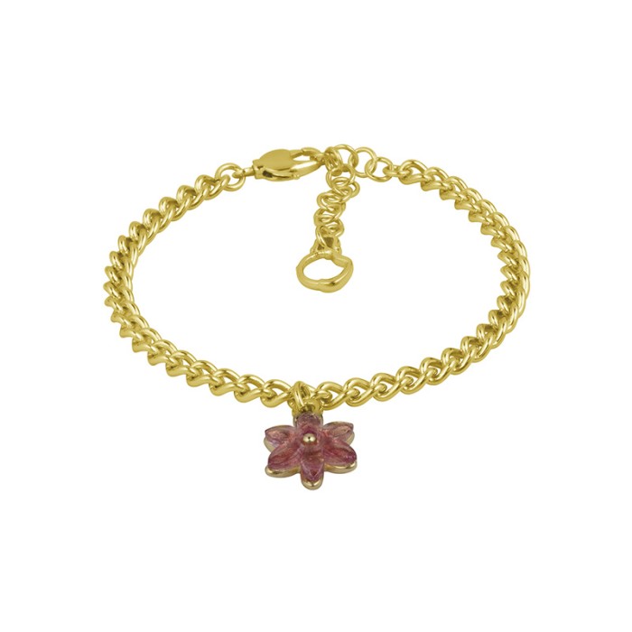 Pulsera Pétalos Oro