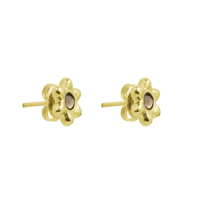 Pendientes Flower Oro