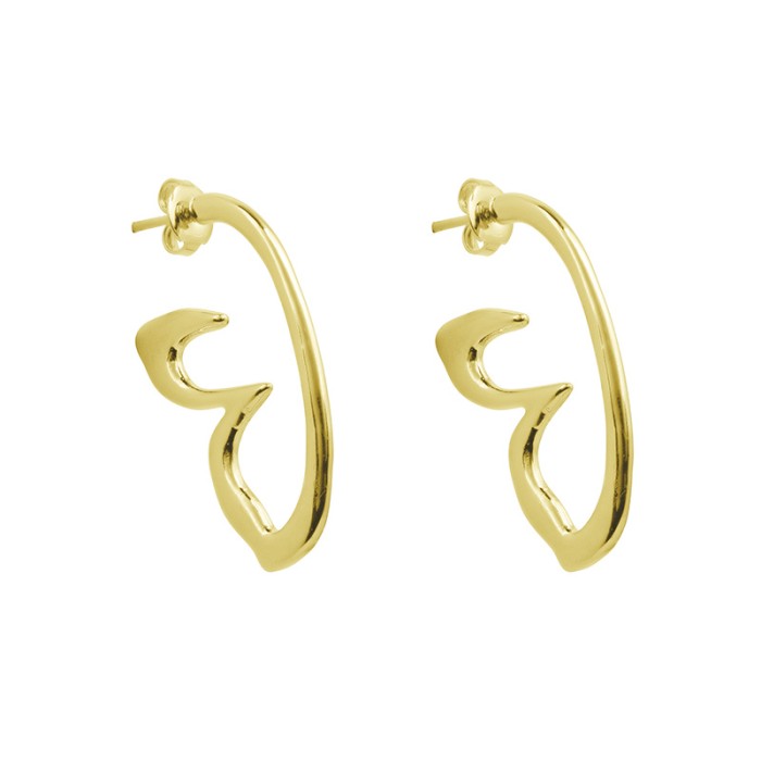 Pendientes Flora Oro