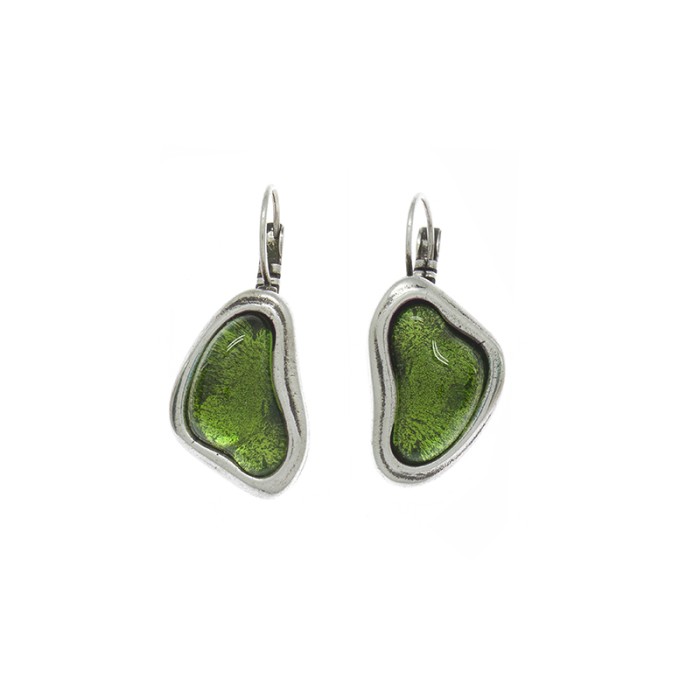 PENDIENTES DE MURANO LUNAR